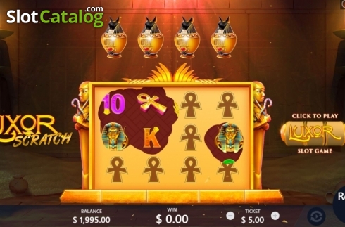 Скрин4. Luxor Scratch слот