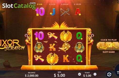 Скрин5. Luxor Scratch слот