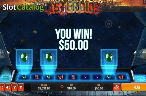 Скрин4. Asteroids Instant Win слот