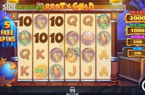 Скрин8. Parrot's Gold слот
