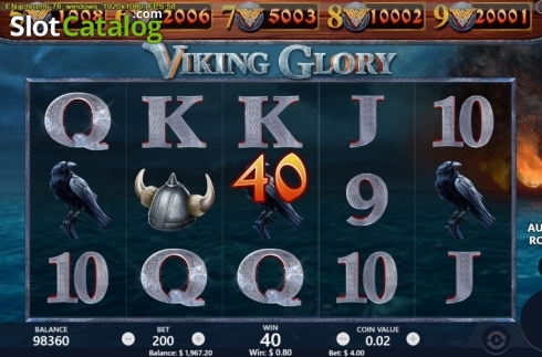 Скрин4. Viking Glory слот
