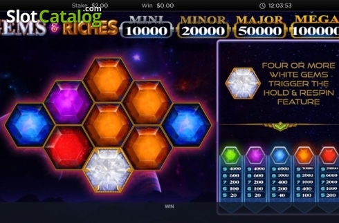 Скрин2. Gems & Riches слот