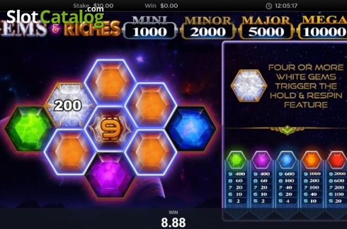 Скрин3. Gems & Riches слот