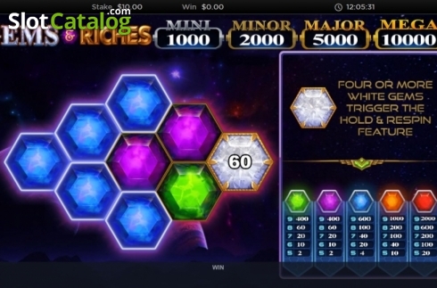 Скрин4. Gems & Riches слот