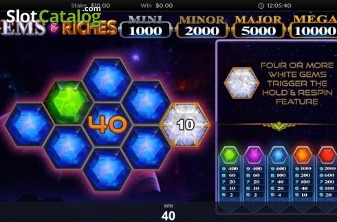 Скрин5. Gems & Riches слот