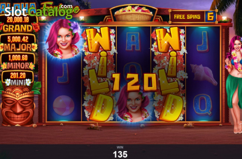 Скрин8. Aloha Fortune слот