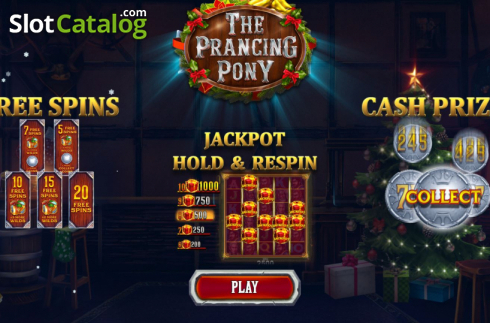 Скрин2. The Prancing Pony Christmas Edition слот
