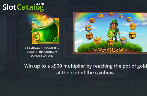 Скрин9. Pot O'Gold (Wizard Games) слот
