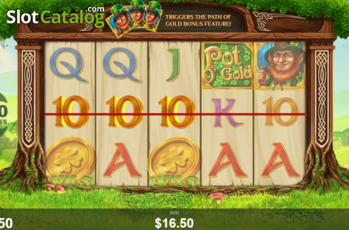 Скрин5. Pot O'Gold (Wizard Games) слот