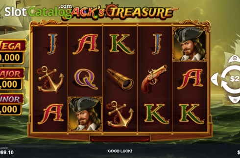 Скрин2. Jack's Treasure слот