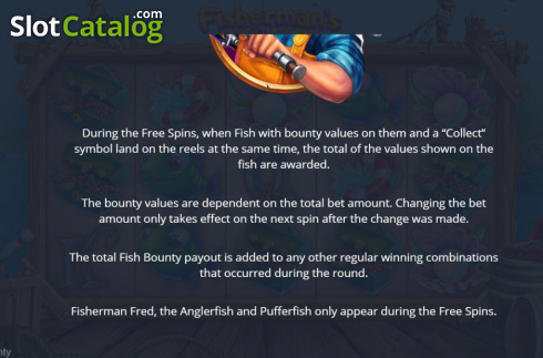Скрин8. Fishermans Bounty слот