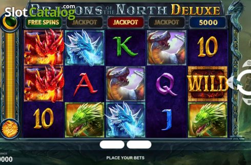 Скрин3. Dragons of the North Deluxe слот