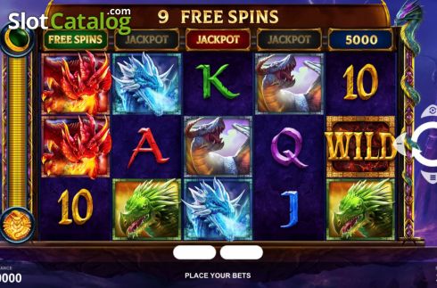 Скрин5. Dragons of the North Deluxe слот