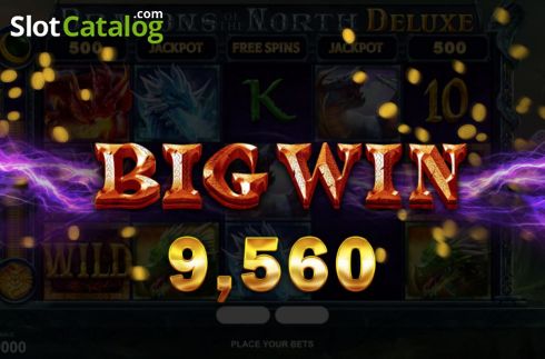 Скрин8. Dragons of the North Deluxe слот