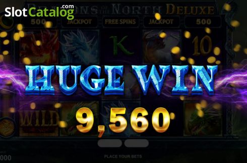 Скрин9. Dragons of the North Deluxe слот