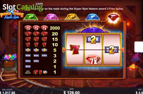 Скрин9. Power Strike Super Spin слот