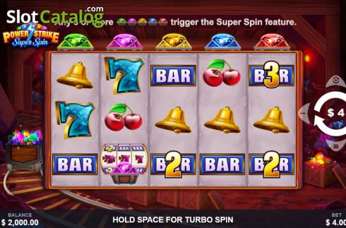 Скрин2. Power Strike Super Spin слот