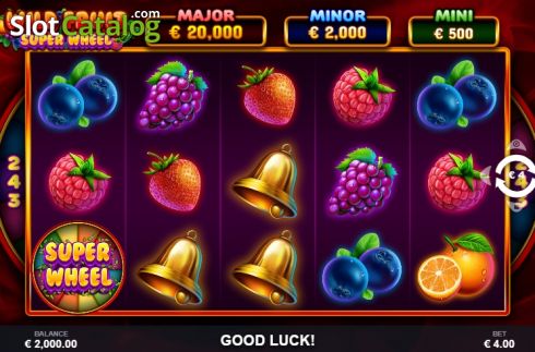 Скрин2. Wild Fruit Super Wheel слот