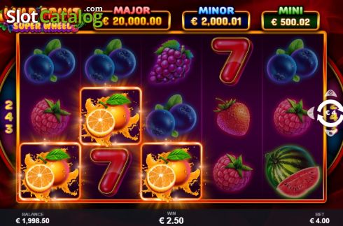 Скрин3. Wild Fruit Super Wheel слот