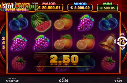 Скрин4. Wild Fruit Super Wheel слот