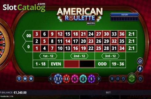 Скрин2. American Roulette (Wizard Games) слот