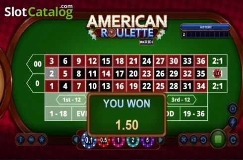 Скрин4. American Roulette (Wizard Games) слот
