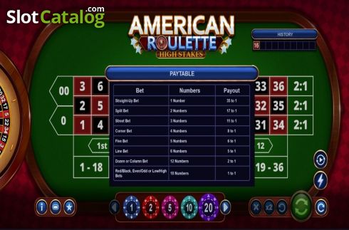 Скрин6. American Roulette High Stakes (Wizard Games) слот
