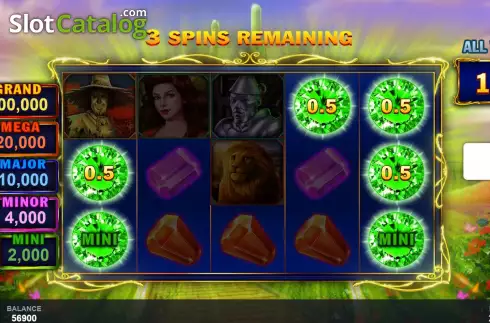 Скрин6. Emeralds of Oz слот