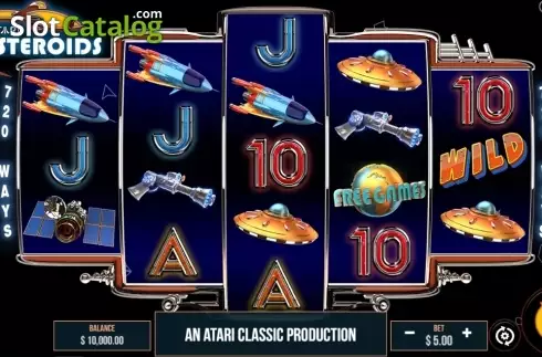 Скрин2. Asteroids слот