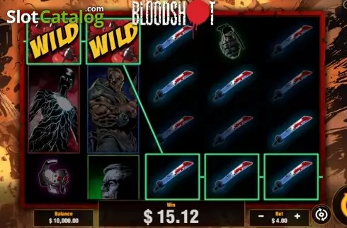 Скрин3. BloodShot слот