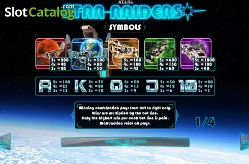 Скрин5. Star Raiders слот