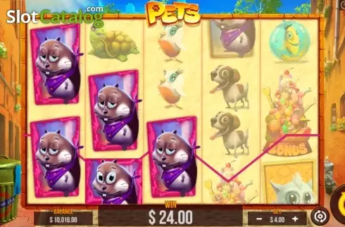 Скрин3. Pets (Wizard Games) слот