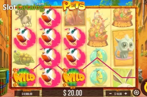 Скрин4. Pets (Wizard Games) слот