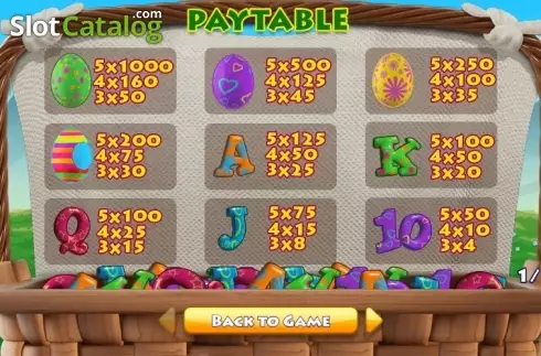 Скрин5. Easter Cash Basket слот