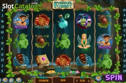 Скрин2. The Magical Forest (Wizard Games) слот
