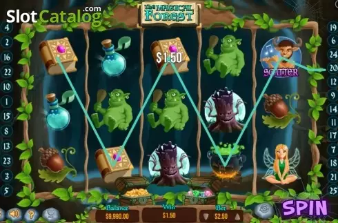 Скрин3. The Magical Forest (Wizard Games) слот
