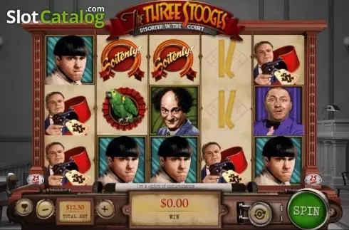 Скрин2. Three Stooges (Pariplay) слот