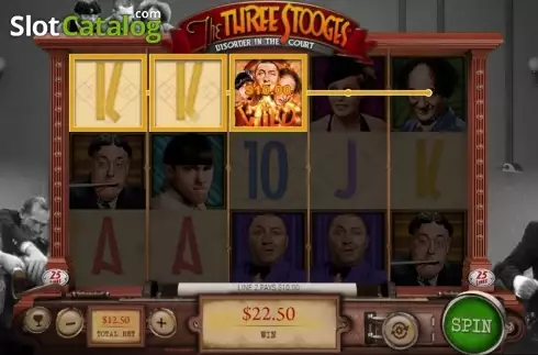 Скрин3. Three Stooges (Pariplay) слот