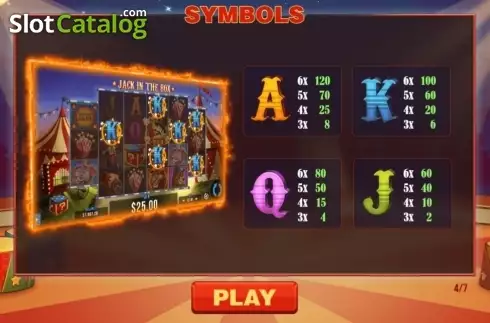 Скрин5. Jack in the Box (Wizard Games) слот