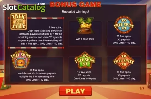 Скрин7. Jack in the Box (Wizard Games) слот