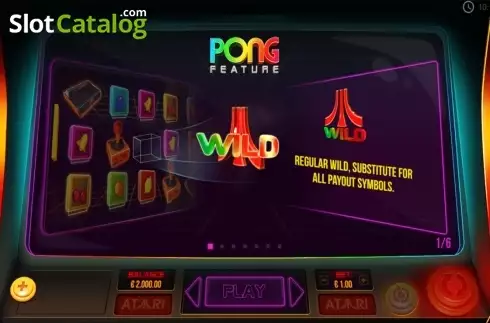 Скрин2. Atari Pong слот
