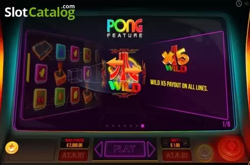 Скрин8. Atari Pong слот