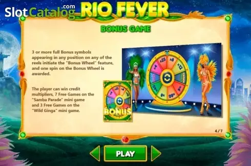 Скрин5. Rio Fever (Wizard Games) слот