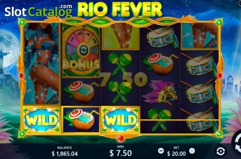Скрин9. Rio Fever (Wizard Games) слот