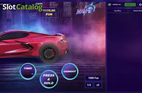 Скрин3. Drift (Pascal Gaming) слот