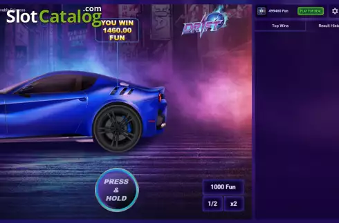 Скрин5. Drift (Pascal Gaming) слот