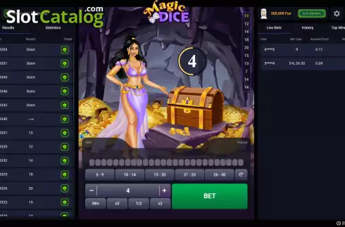 Скрин2. Magic Dice (Pascal Gaming) слот