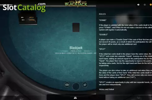 Скрин5. Non-Stop Blackjack слот
