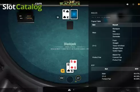 Скрин6. Non-Stop Blackjack слот