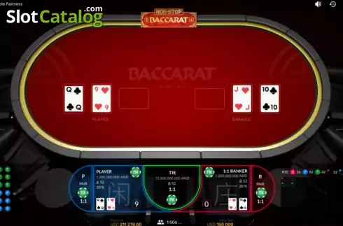Скрин2. Non-Stop Baccarat слот